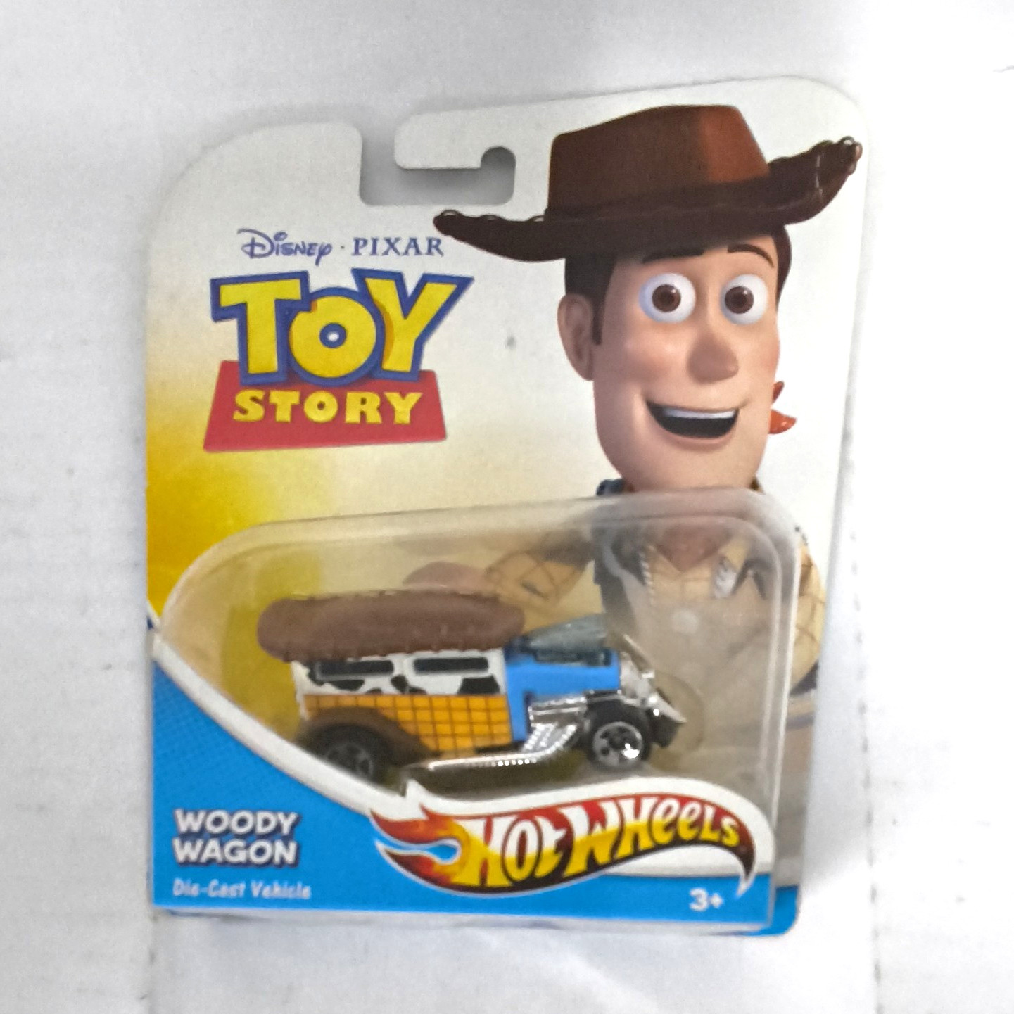Hot Wheels Toy Story Woody Wagon 1:64 Blue/Brown/Yellow Diecast Unopened Box