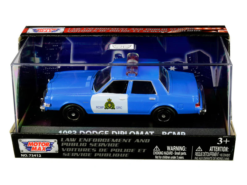 1983 Dodge Diplomat “Royal Canadian Mounted Police” (RCMP) Light Blue and White