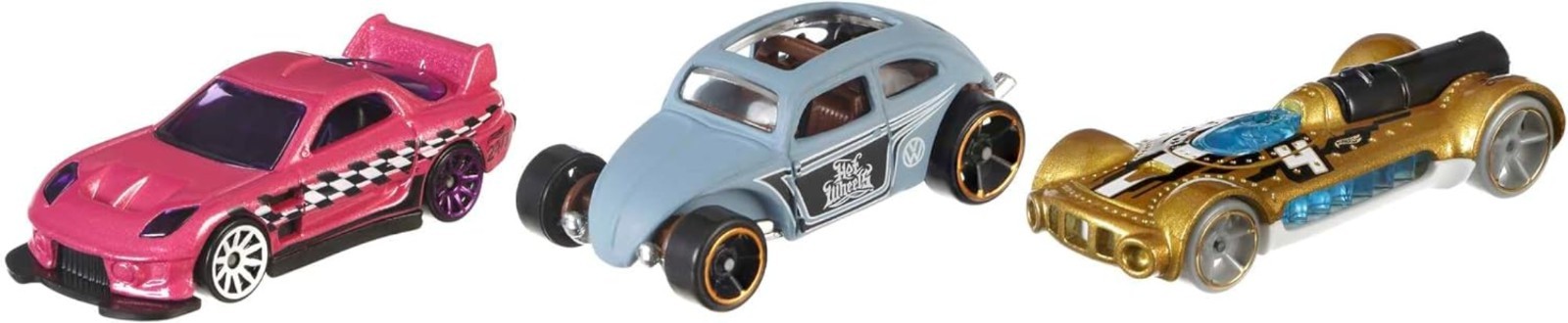 Diverse 3-Pack of 1:64 Scale Toy Vehicles – Perfect for Kids 3 & Up