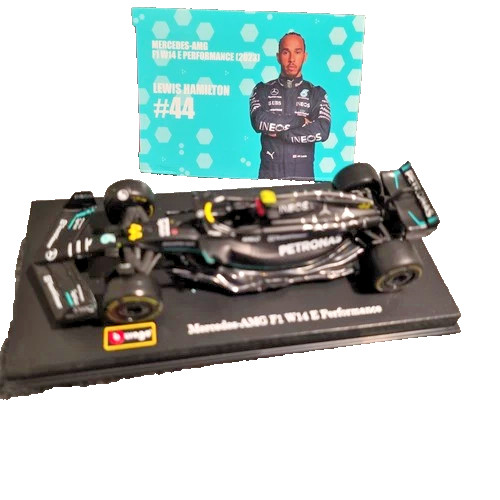 1:43 1/43 Lewis Hamilton #44 Mercedes AMG W14 2023 Final Season Die-Cast Car F1