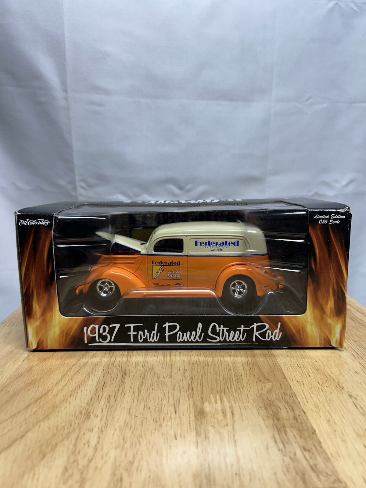 Federated Auto Parts 1/25 Scale 1937 Ford Panel Street Rod Diecast Car Raybestos