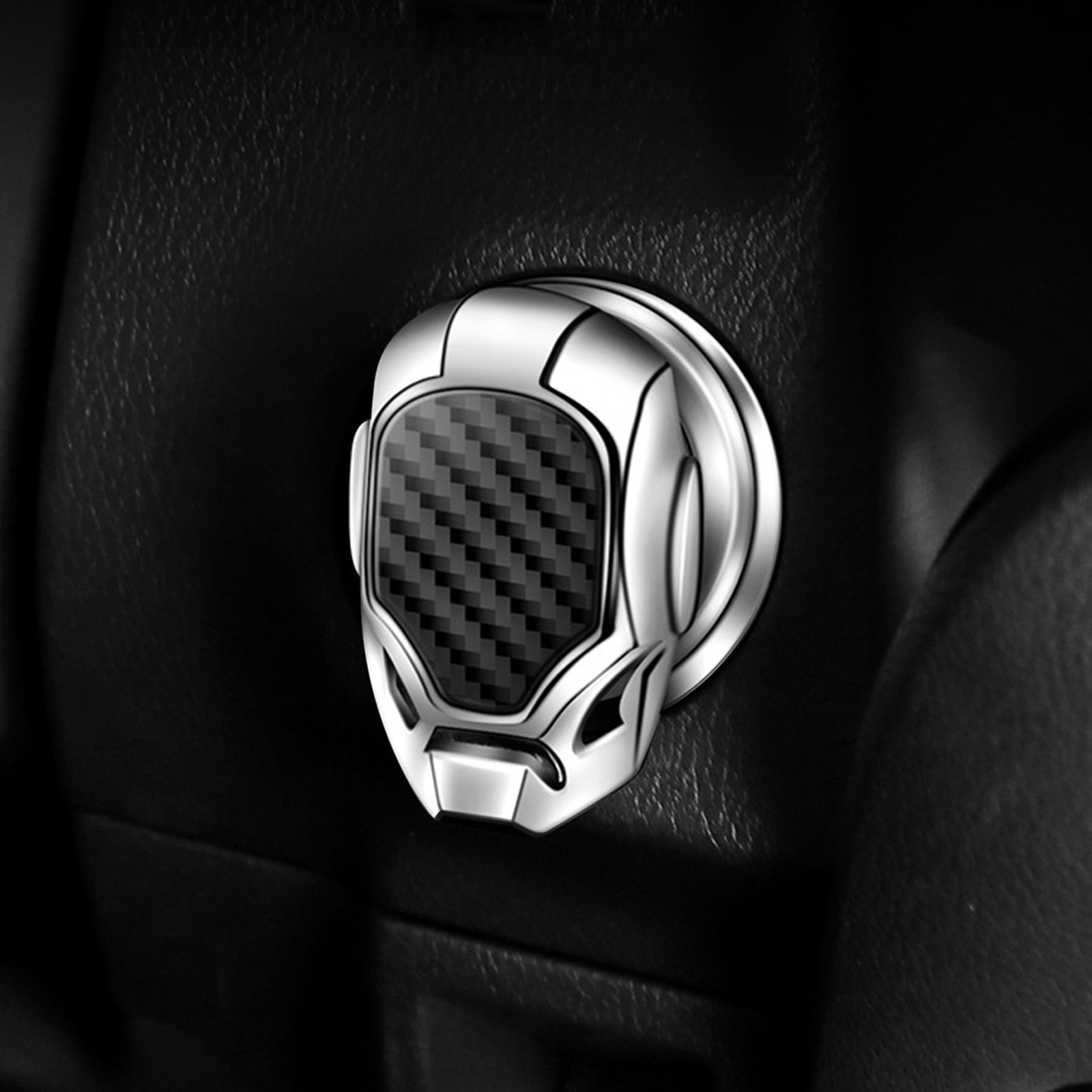 Universal Car Engine Start Stop Push Button Switch Decor Cover for Car Interior