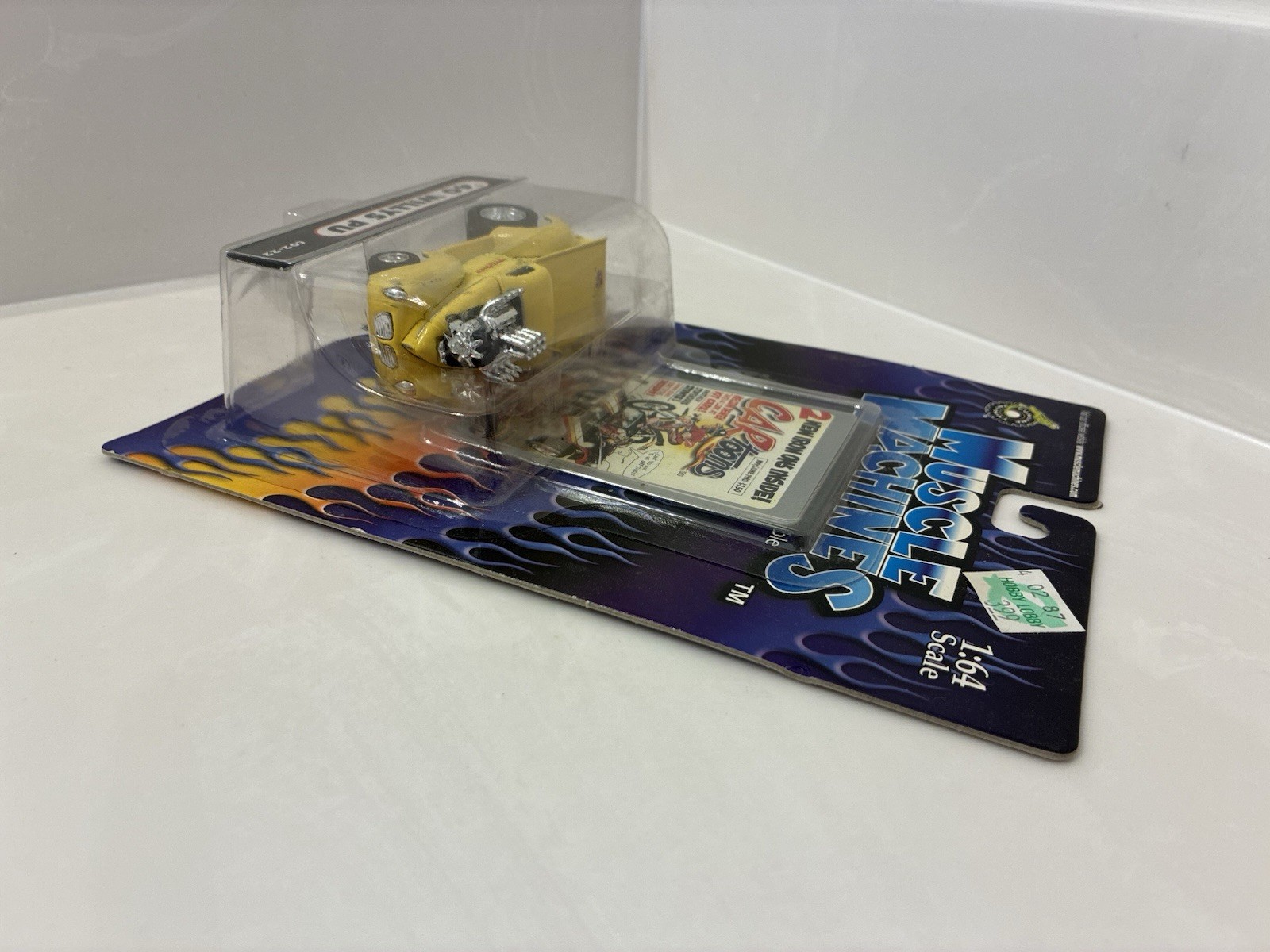 Muscle Machines 1:64 Diecast CARtoons Yellow 1940 Willys Pickup FREE SHIPPING