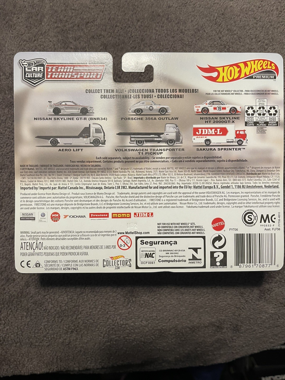 Hot Wheels Premium Team Transport Porsche 356A Outlaw w/ VW T1 Pickup #13 NEW