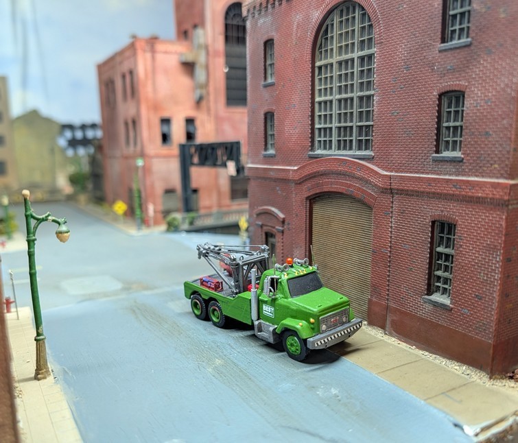 1/87 HO Scale Custom Built 3D Printed 1970 GMC 9500 Heavy Duty Wrecker Tow Truck