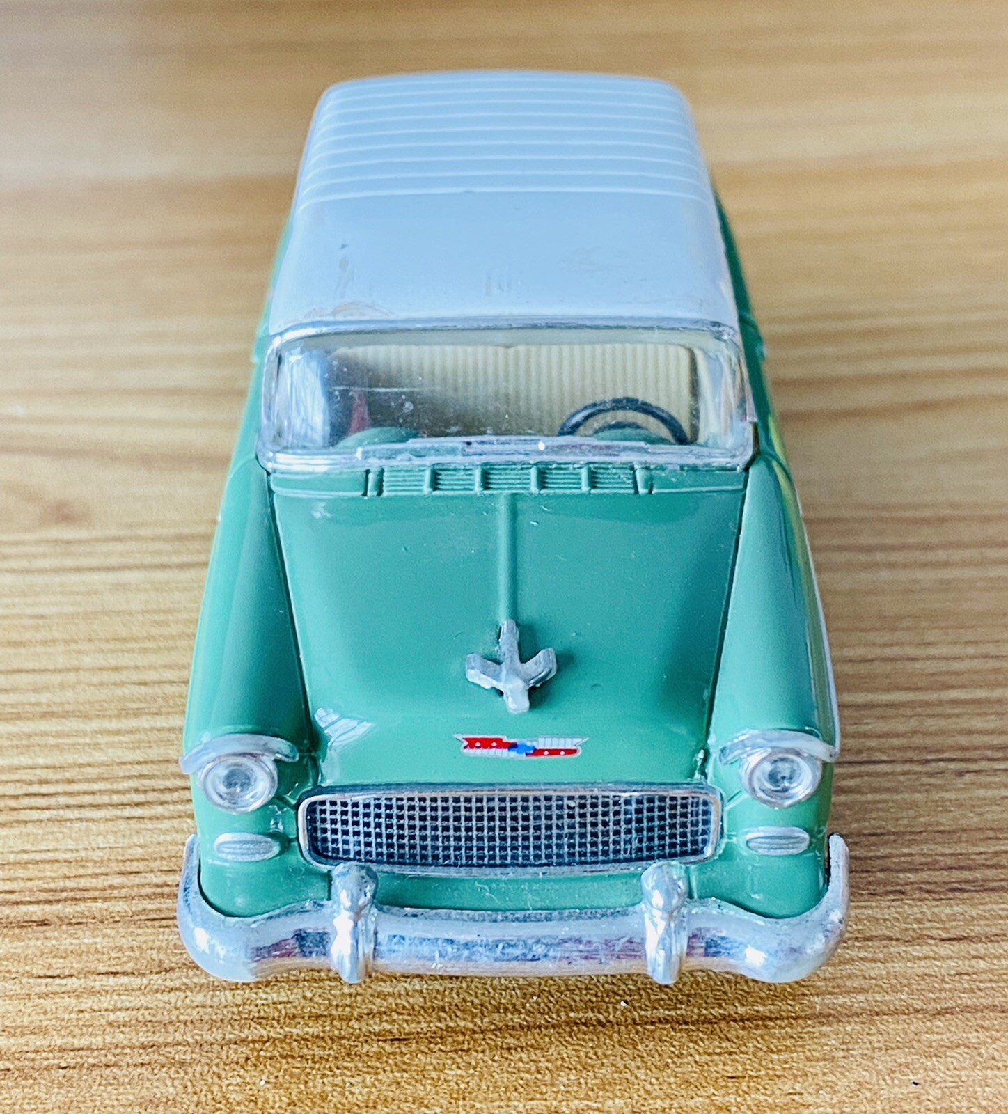 5” Kinsmart Diecast Car Station Wagon 1955 BelAir Chevy Nomad Kintoy 1:40 Scale