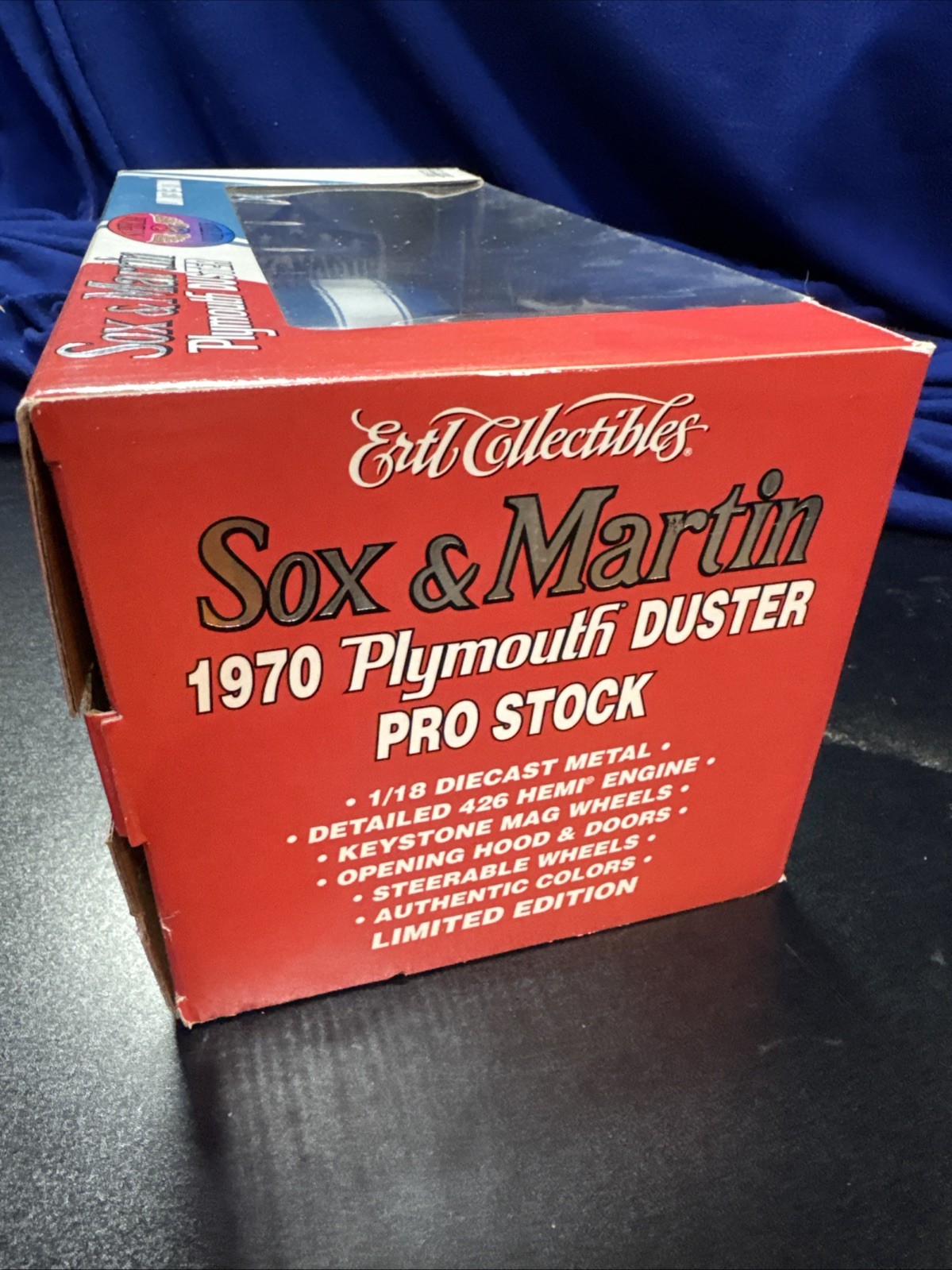 RARE 1/18 Ertl 1970 Plymouth Duster Sox and Martin by Supercar Collectibles