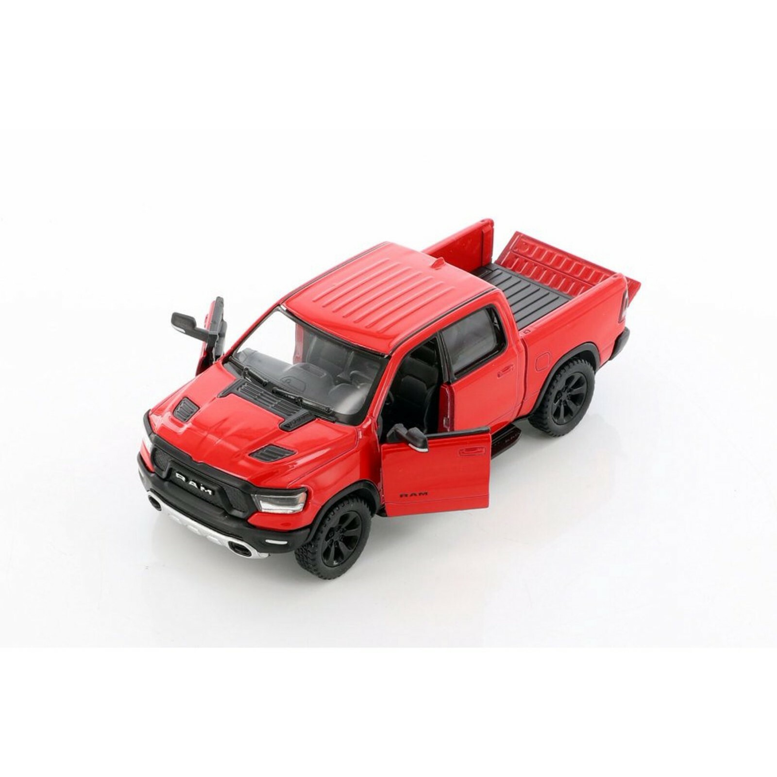 (5413) 5″ Die-cast: 2019 RAM 1500 Pickup Truck (RED) 1/46 Scale
