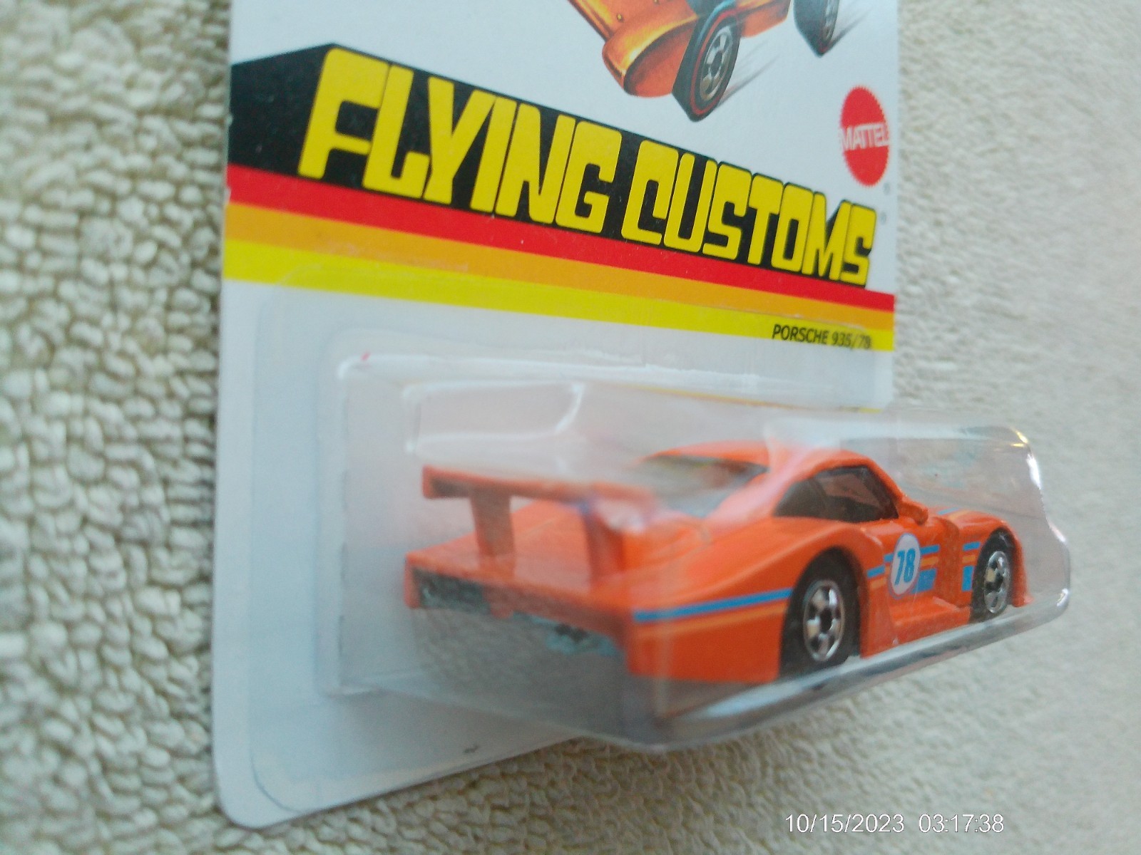 2012 Hot Wheels Flying Customs Porsche 935/78 Target Exclusive Orange NIB!