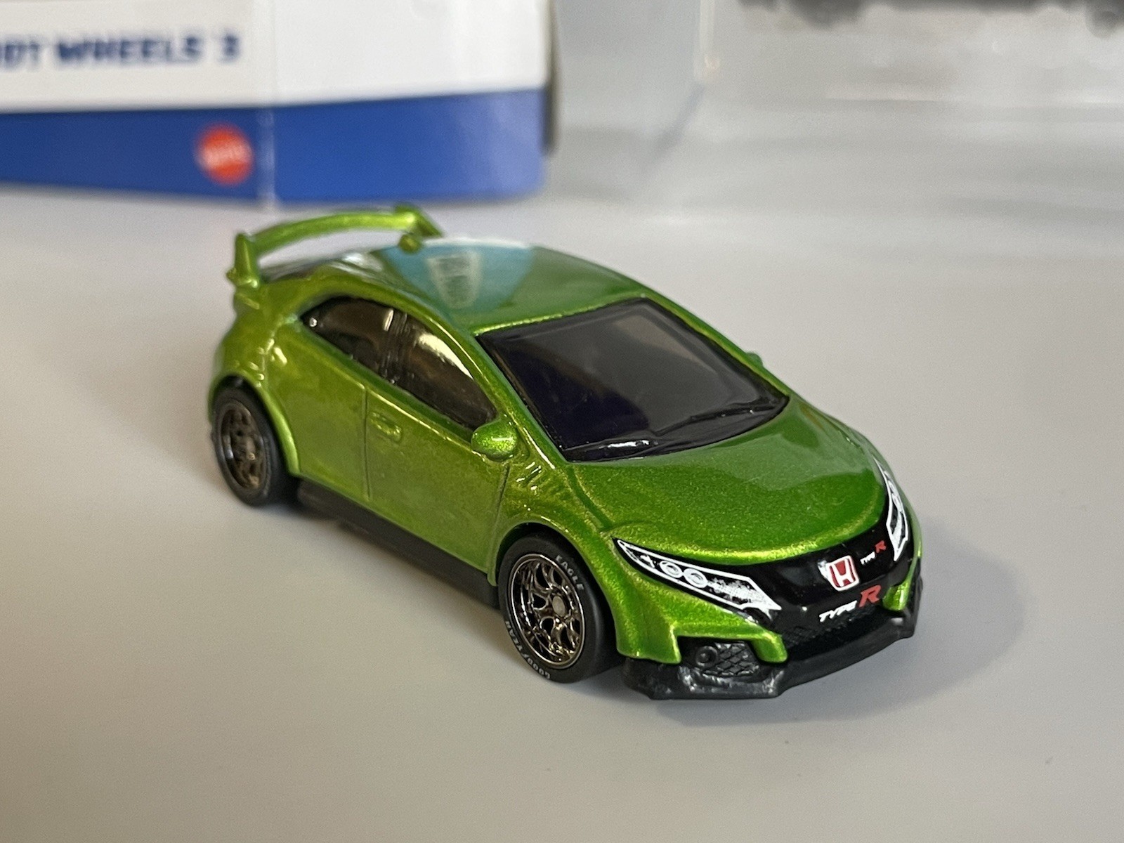 Hot Wheels Ronin Run Honda Civic Type R + CUSTOM 3 Pack (wheel swaps)