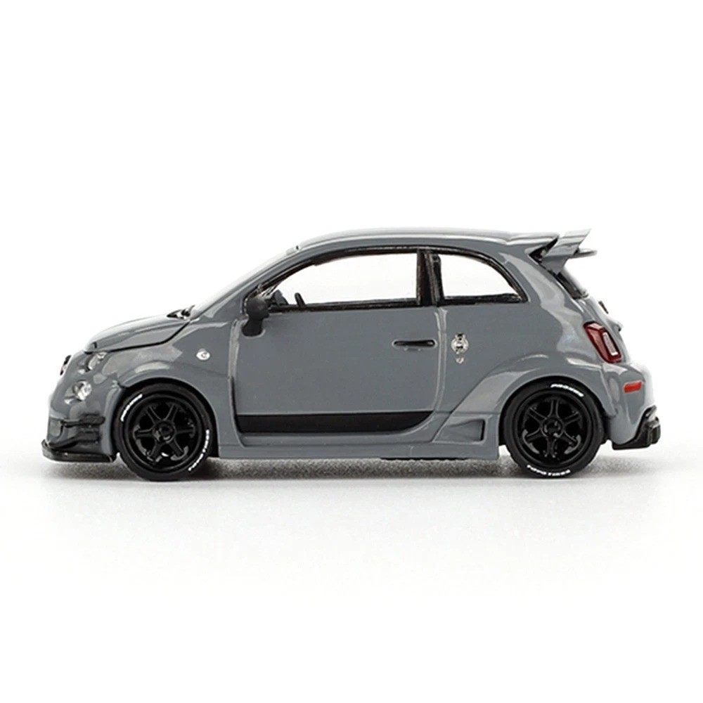 MINI GT 1:64 LIBERTY WALK LBWK ABARTH 595 LB-WORKS ABAS WORKS GREY MGT00995-P11