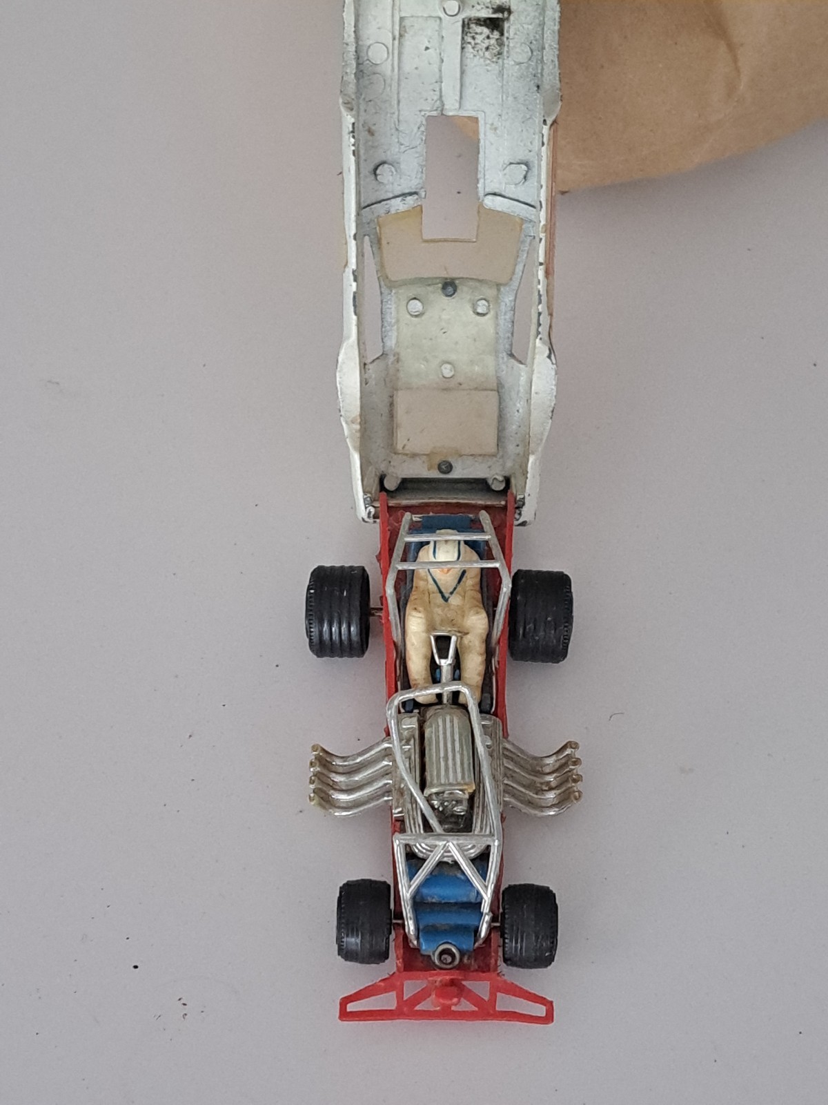 Ideal Toys Evel Knievel 33 Funny Car Dragster 1976 Hong Kong J 1453 H.t.f