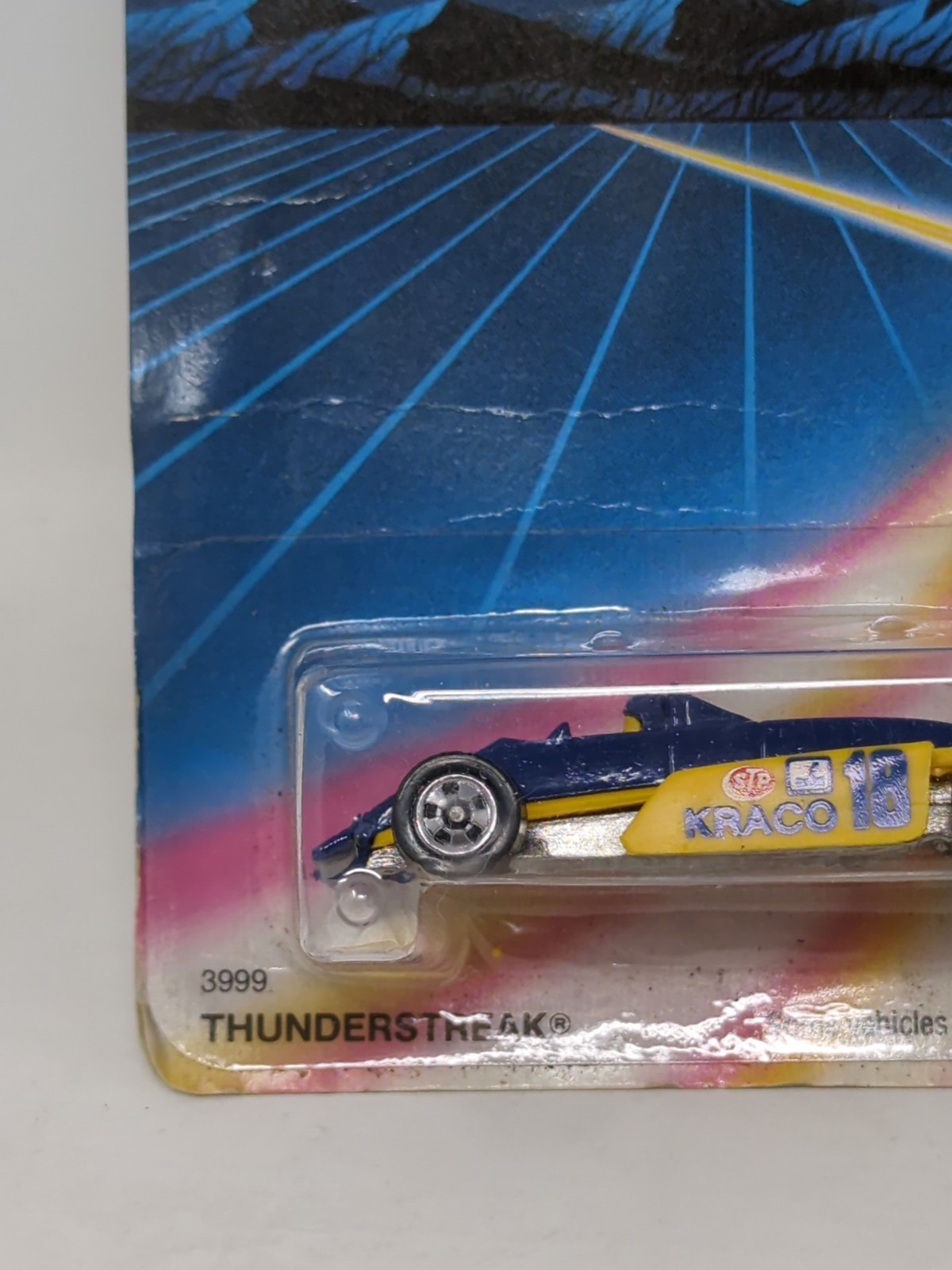 Hot Wheels 3999 Blue And Yellow Thunderstreak NIP Vintage