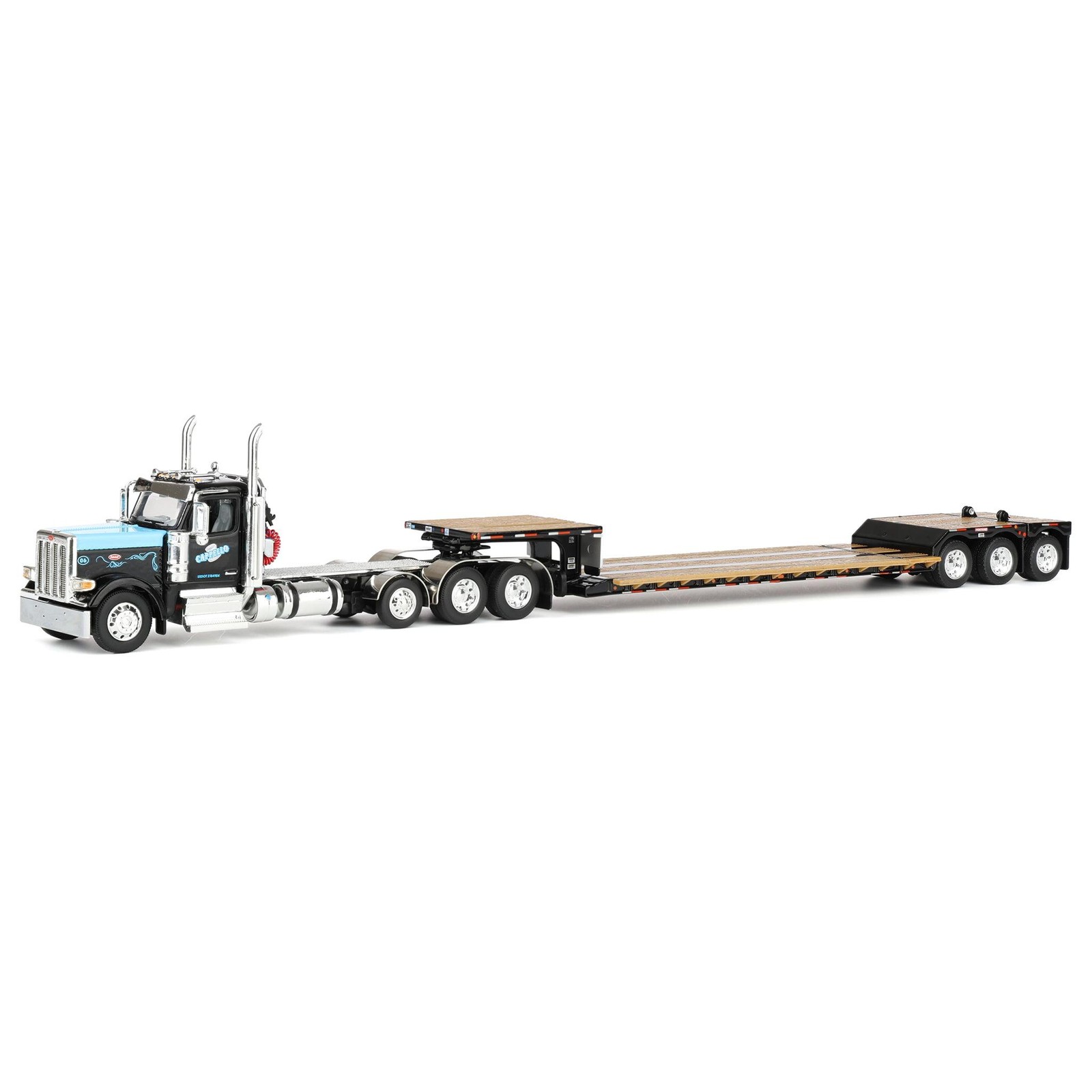 1/64 Peterbilt 589 Semi Truck with Fontaine Renegade LXT40 Lowboy, 60-2267