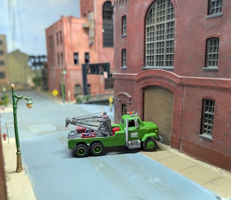 1/87 HO Scale Custom Built 3D Printed 1970 GMC 9500 Heavy Duty Wrecker Tow Truck