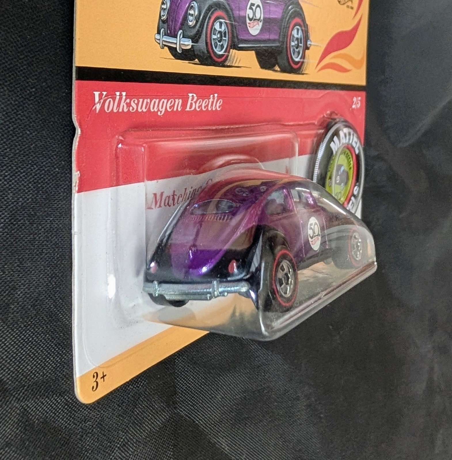 Hot Wheels Volkswagen Beetle Purple HW VW 50th Anniversary of Original 16
