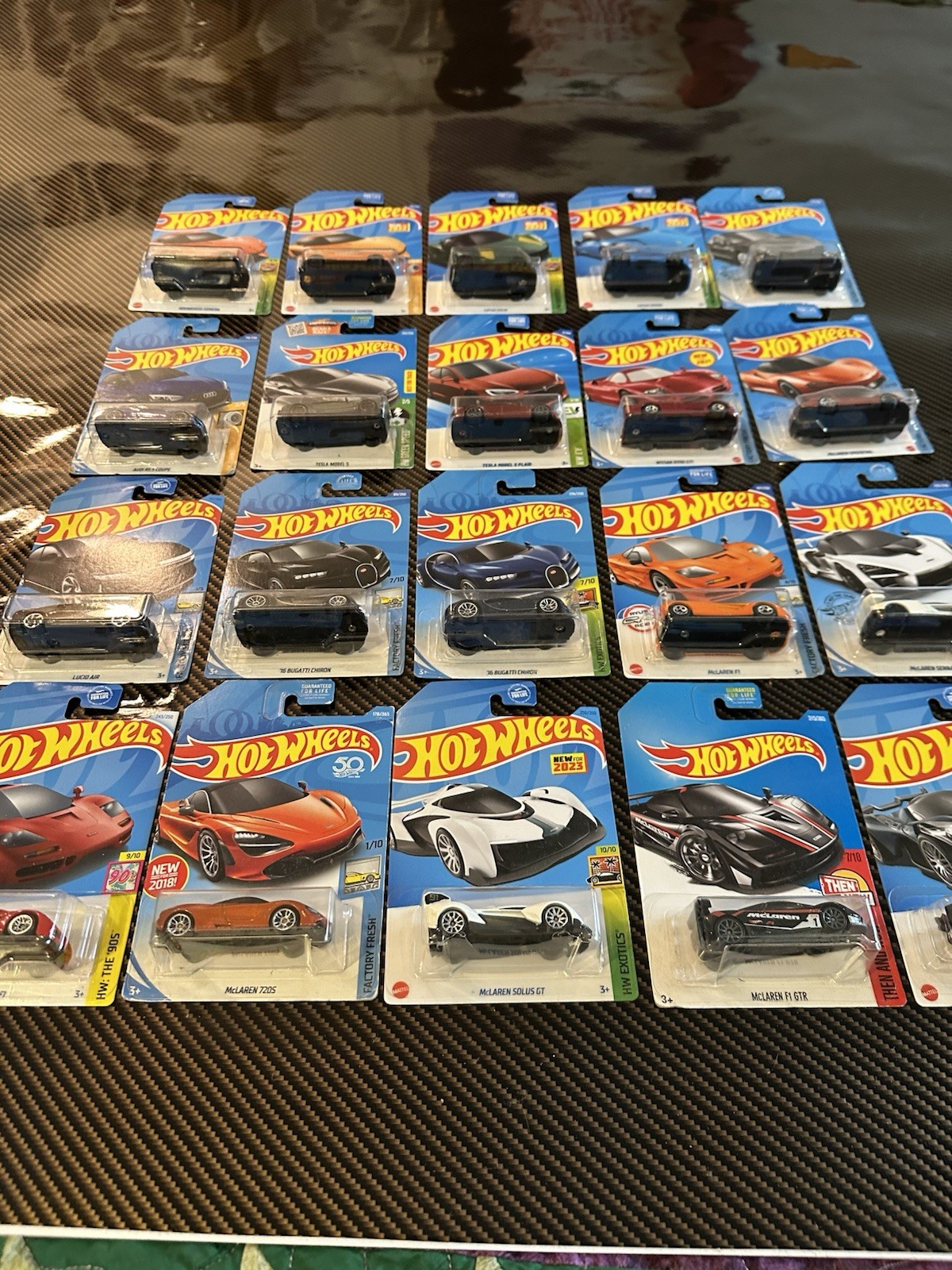 20 Lot Hot Wheels Super Car Pack Modern Classics Exotics A2 **MINT**