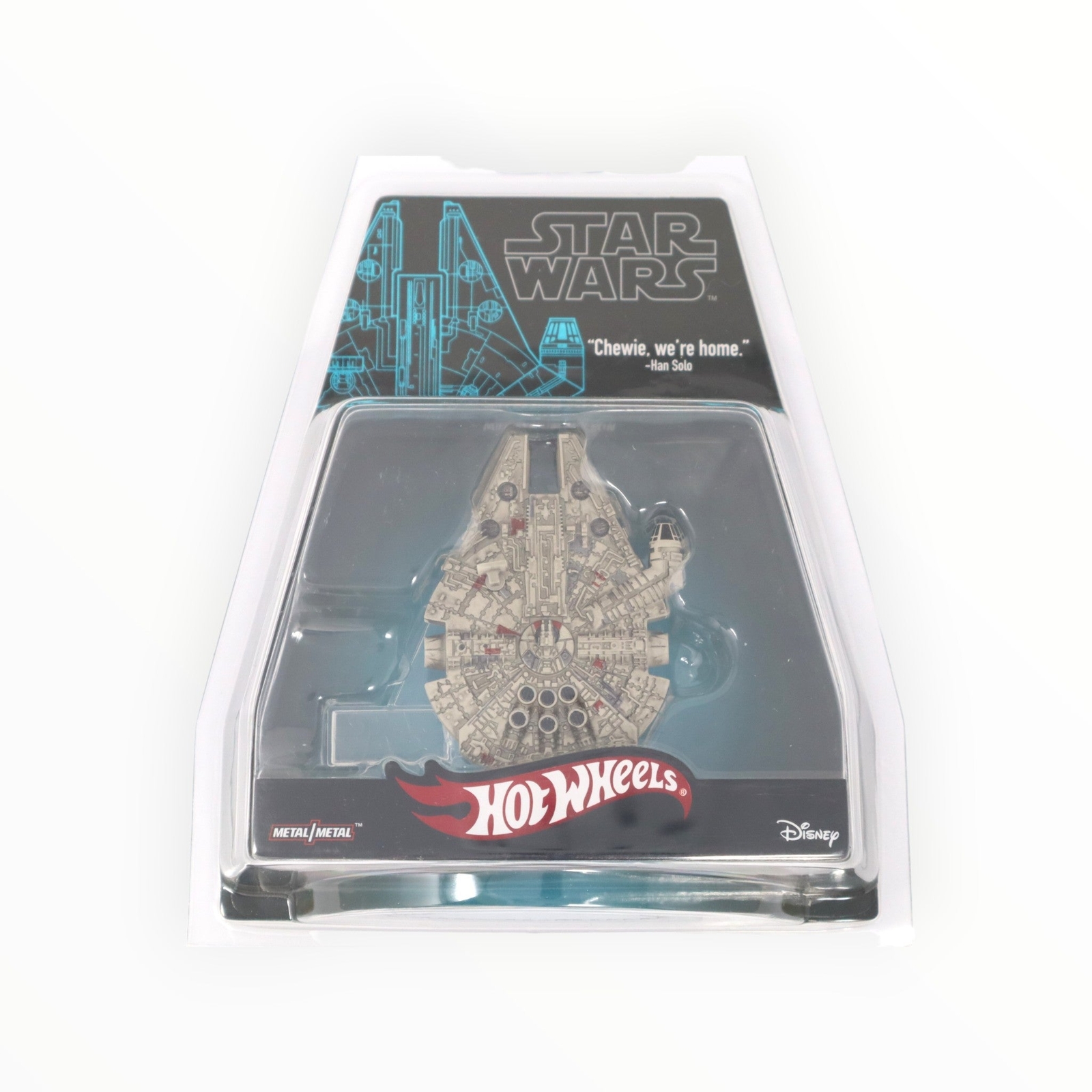 Hot Wheels Millennium Falcon – Grey – 2017 Star Wars Starships A