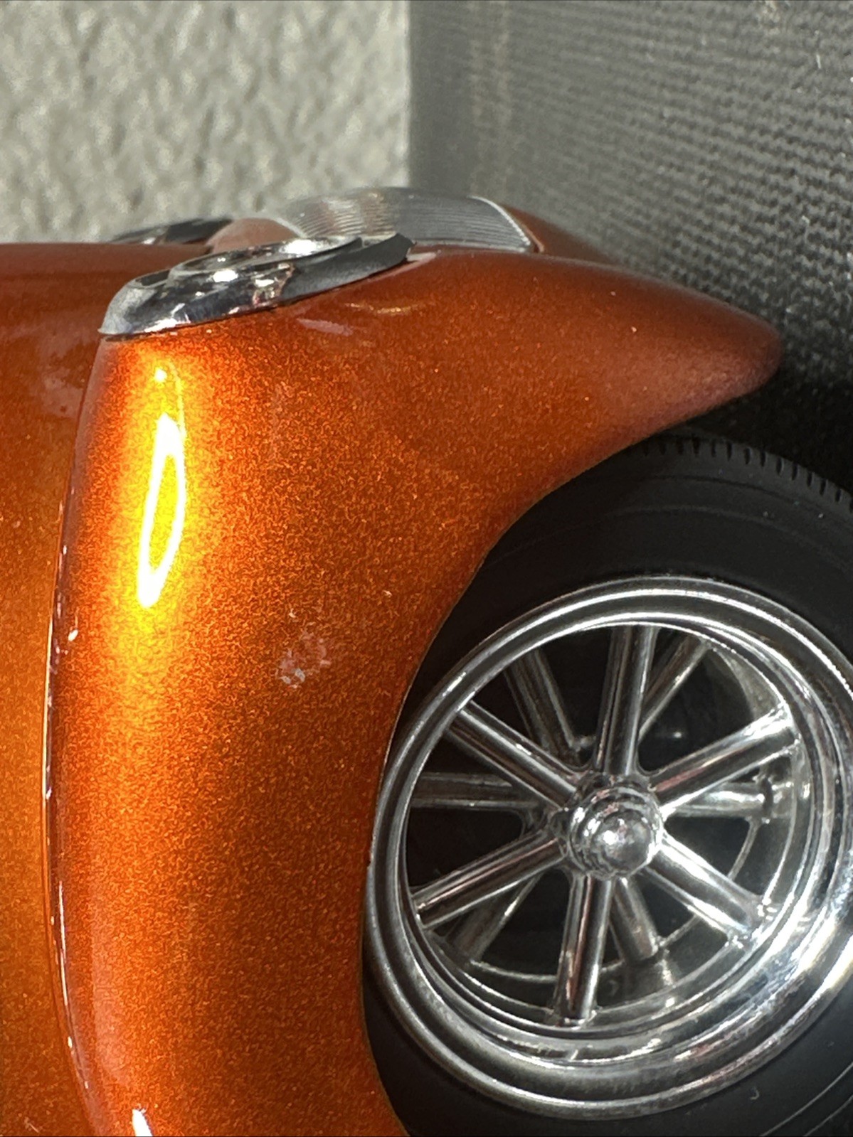 MUSCLE MACHINES 1941 WILLYS COUPE Burnt Orange /Copper 1:18 2001 Funline