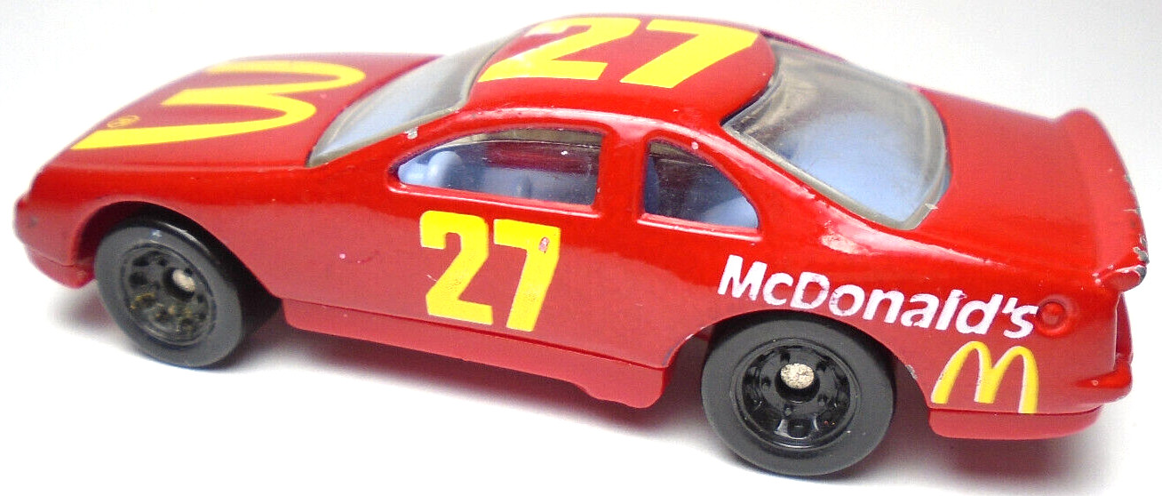 1993 HOT WHEELS MC 1 #27 MCDONALD’S RED 1:64 DIECAST 2 7/8″ RACE CAR W/ YELLOW