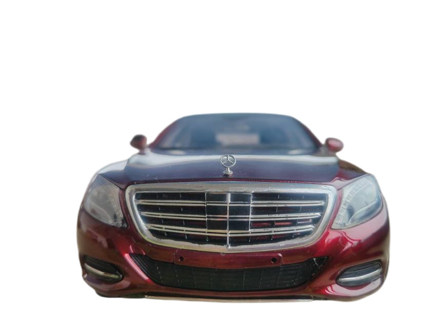 2pcs 1:18 Benz metal hood ornament for 1/18 model car (electroplated)