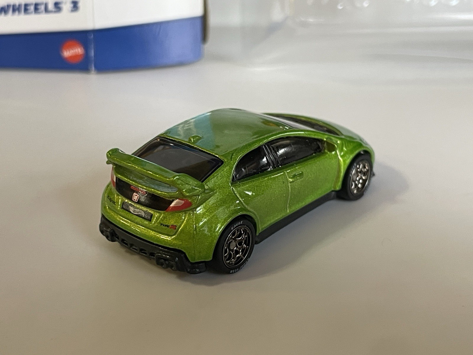 Hot Wheels Ronin Run Honda Civic Type R + CUSTOM 3 Pack (wheel swaps)