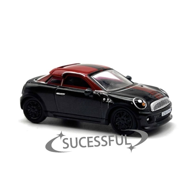 1:76 Red Mini Cooper Coupe Metal Diecast Sport Car Model Brand New