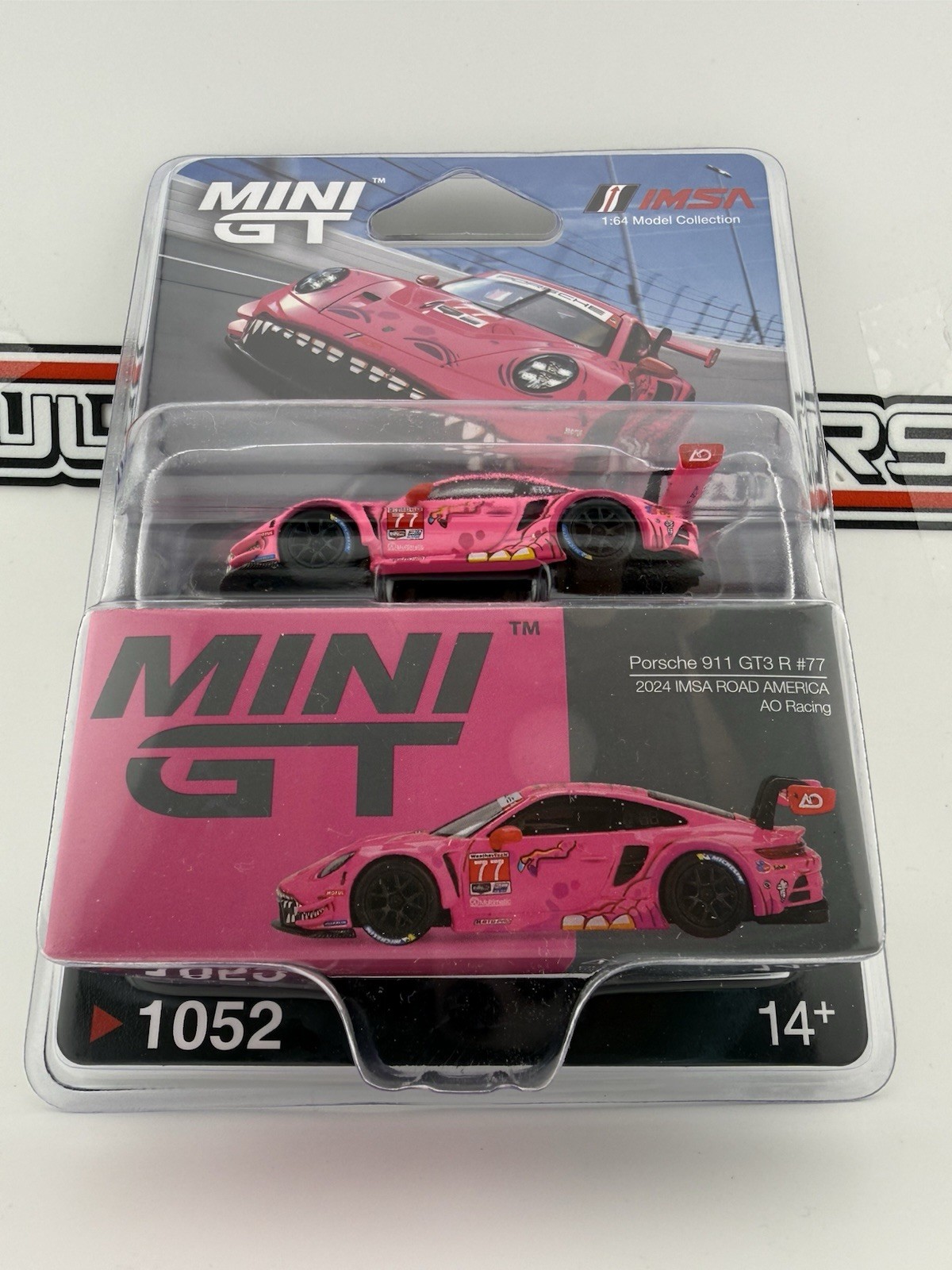 Porsche 911 GT3 R #77 2024 IMSA Road America AO Racing Roxy Mini GT 01052