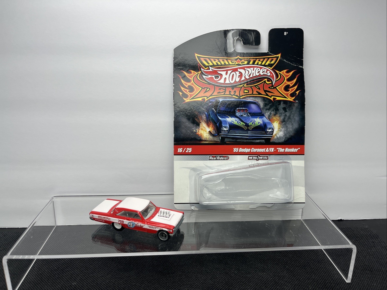 Hot Wheels Drag Strip Demons # 16 65 Doge Coronet A/FX The Honker – LOOSE