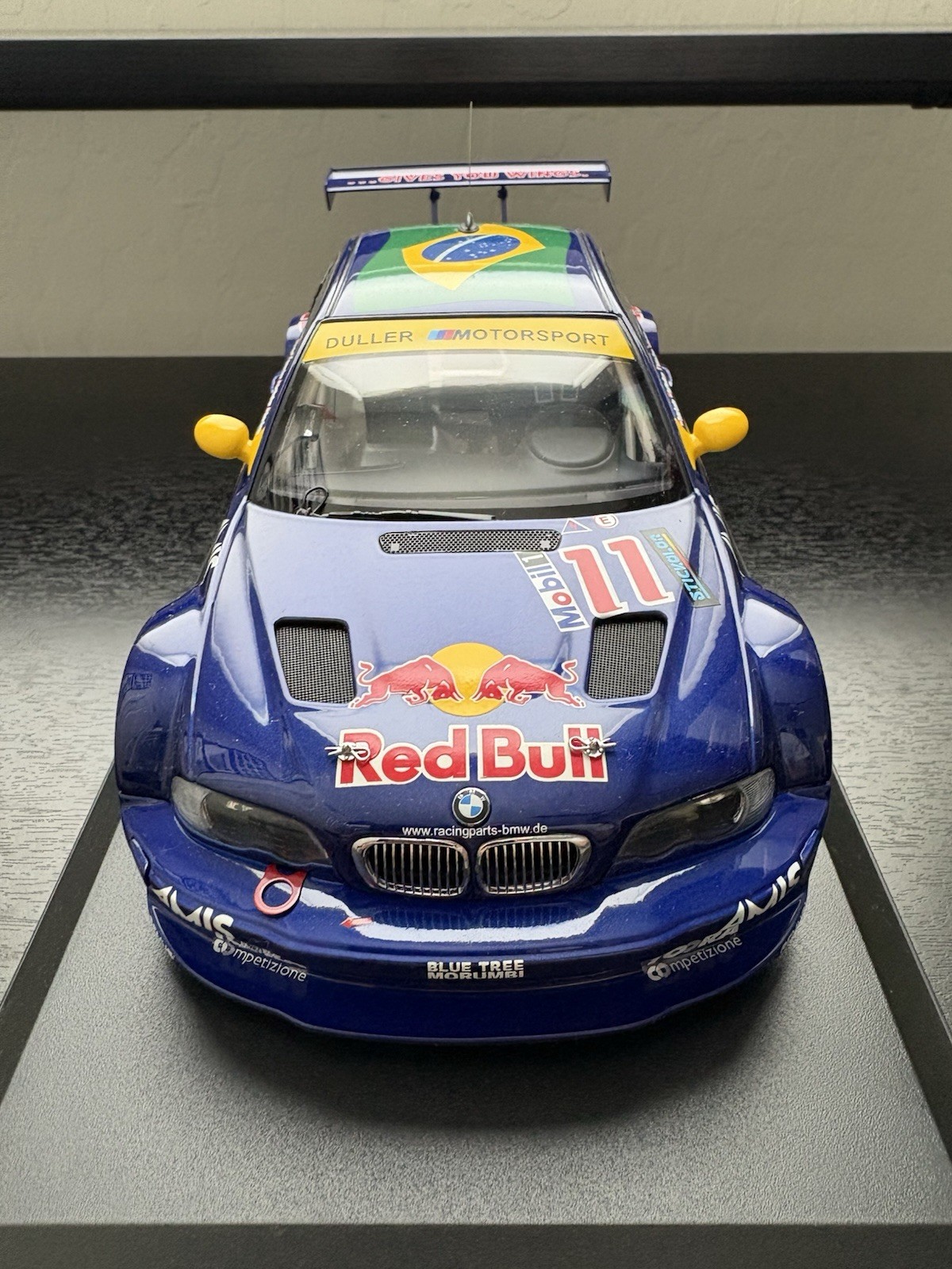 1:18 Autoart BMW E46 M3 GTR ‘Red Bull’ #11 Interlagos