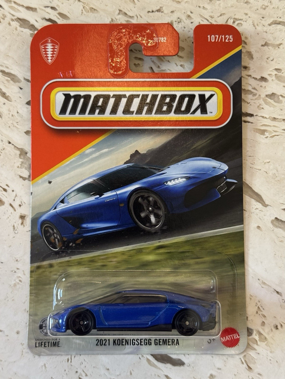 NEW 2026 Matchbox 2021 Koenigsegg Gemera Blue 1:64 Diecast Car Unopened Box
