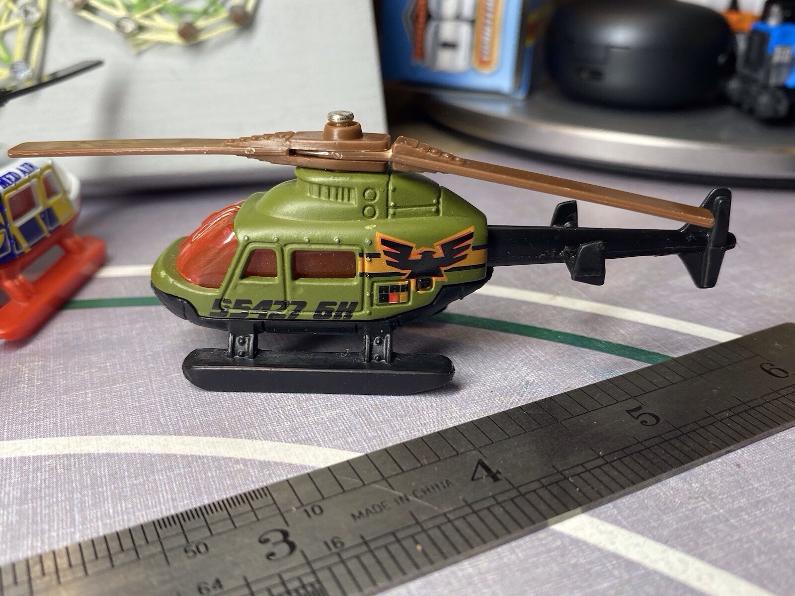 Matchbox 2 X 1998 Rescue Helicopter, Chopper, Police, Fire, Medic Air, 911