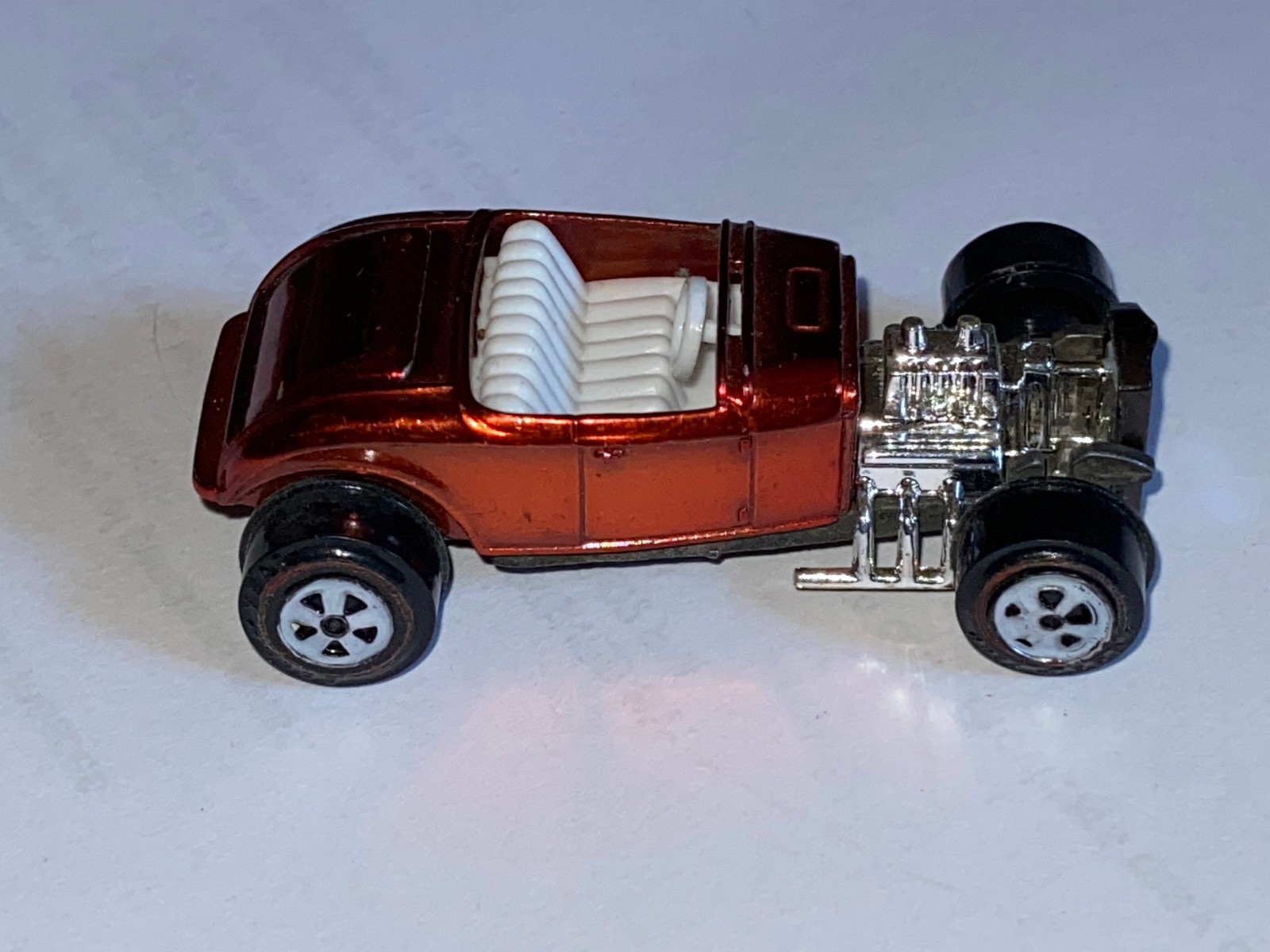 Vintage 1969 JOHNNY LIGHTNING Redline Custom 32 Ford Hot Rod; Copper; VGC