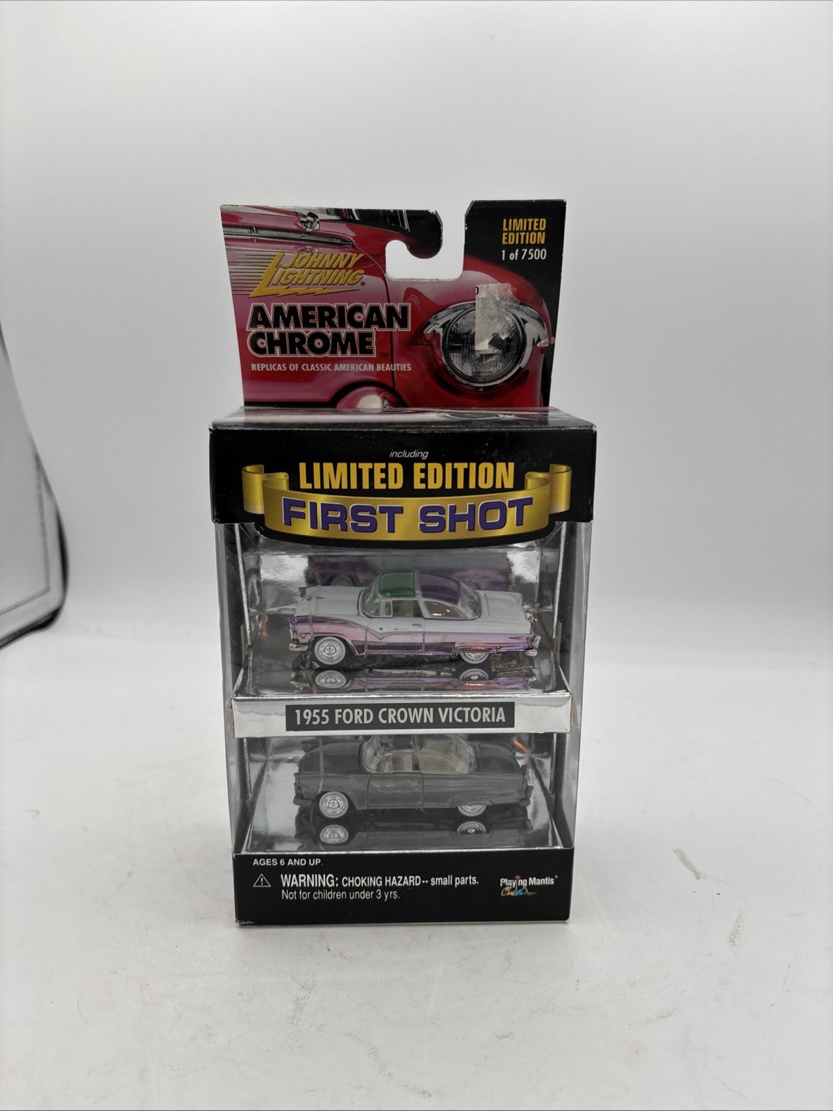 Johnny Lighting American Chrome Ed First Shot Set 1955 Ford Crown Victoria DC1