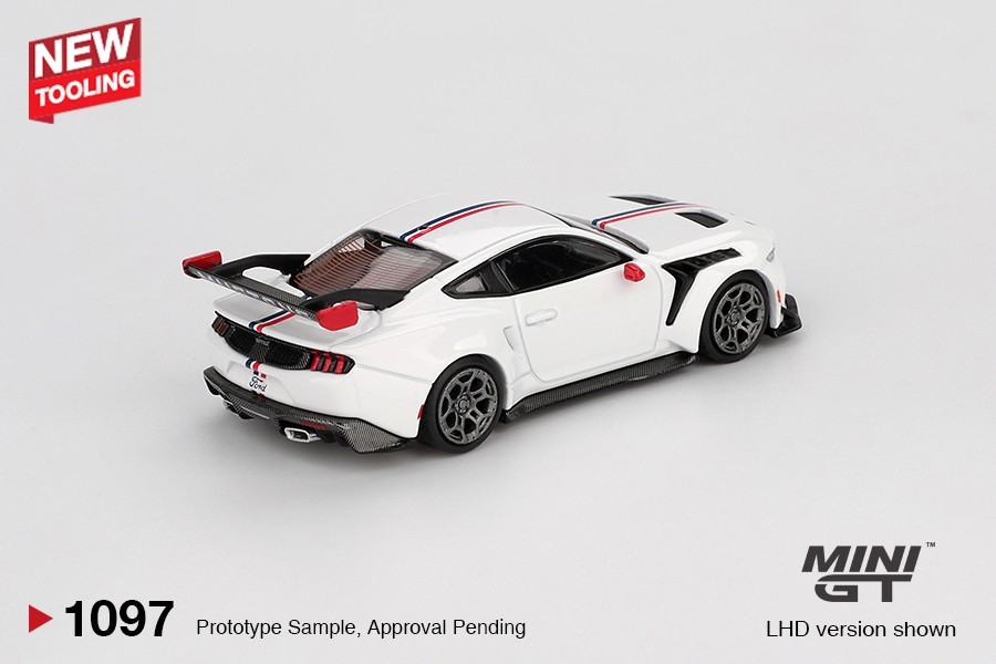 Mini GT 1:64 Ford Mustang GTD Spirit of America – White #1097