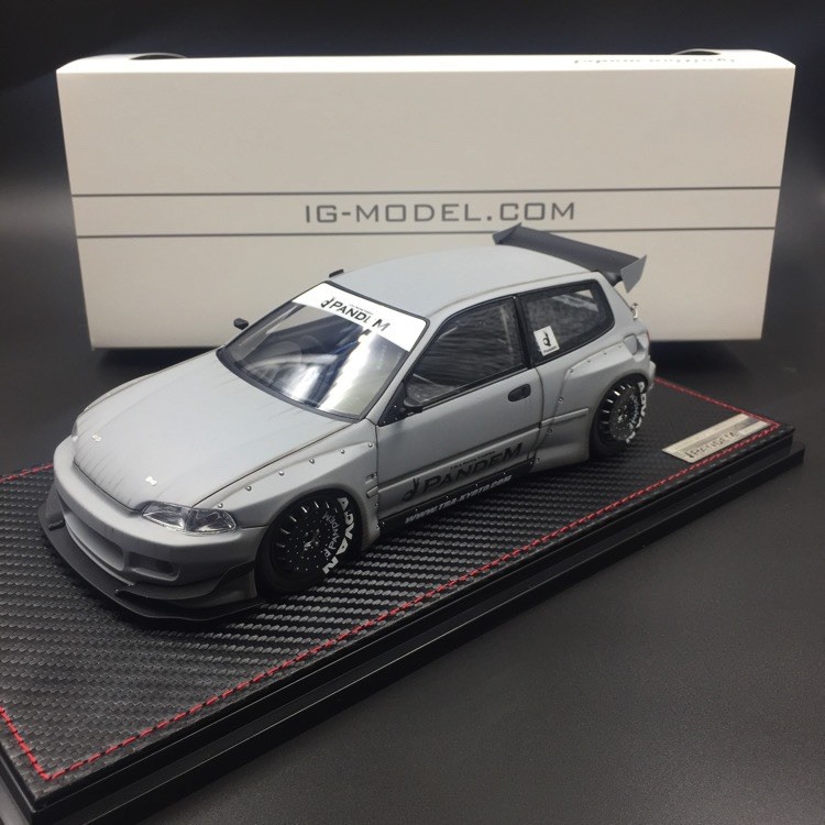 Ignition Model 1/18 Ig 1471 Pandem Honda Civic EG6 In Battle Gray.Cldc Exclusive
