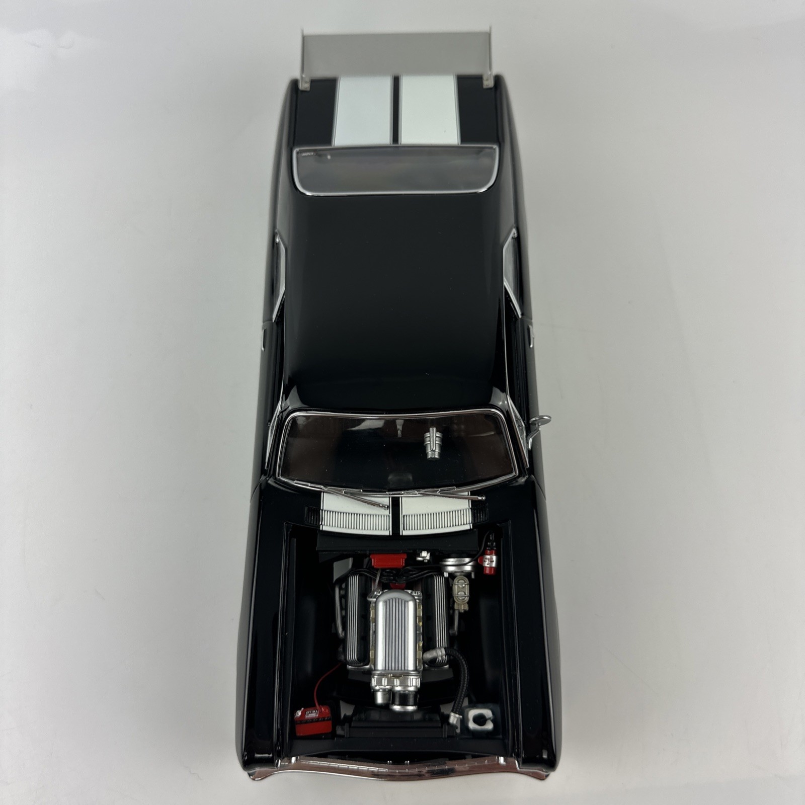 GMP 1320 Kings 1970 Chevrolet Nova 1:18 Diecast Model Street Rod Black/White