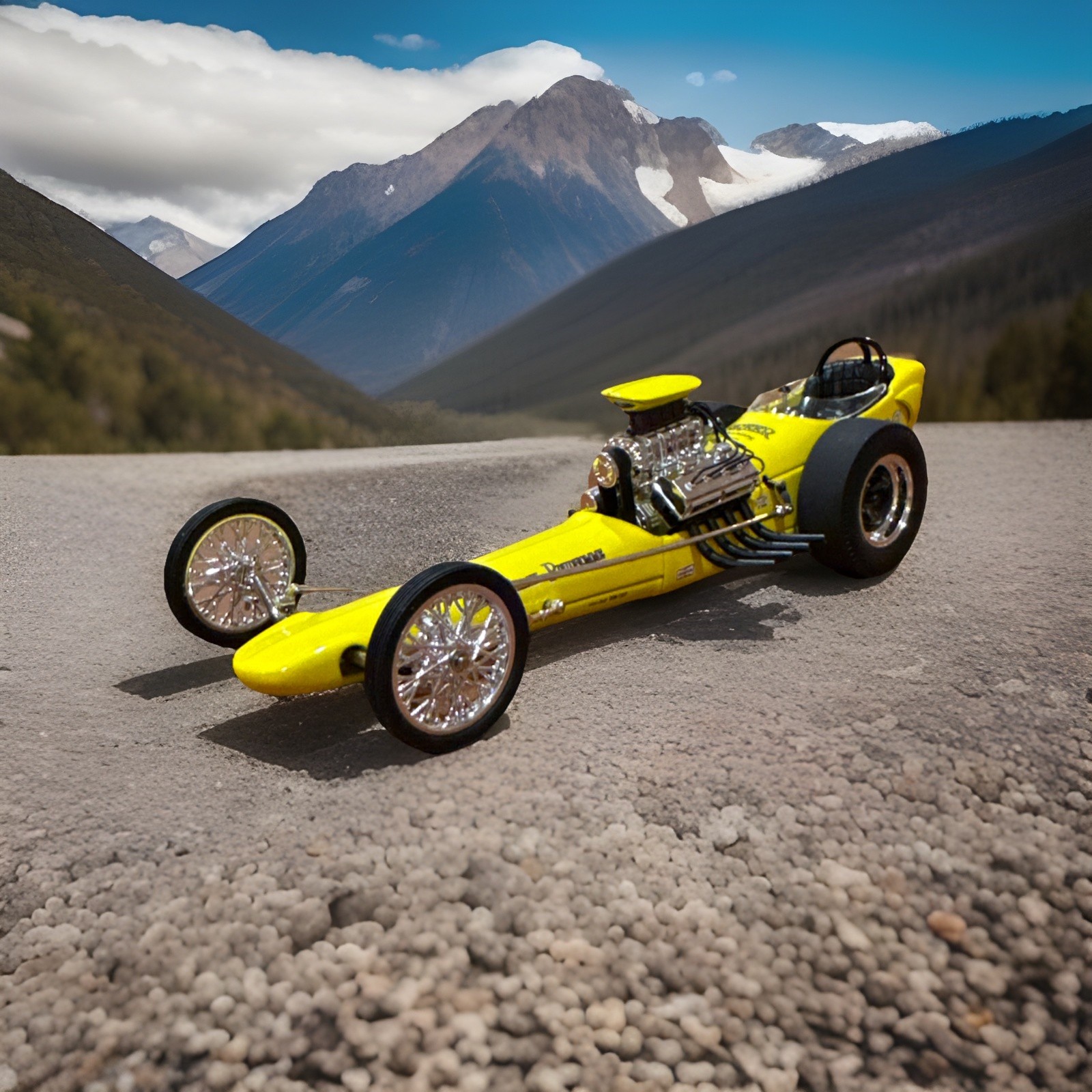1320 The Diggers Fuel Dragster # 1302 Greer Prudhomme NEVER DISPLAYED Very Nice