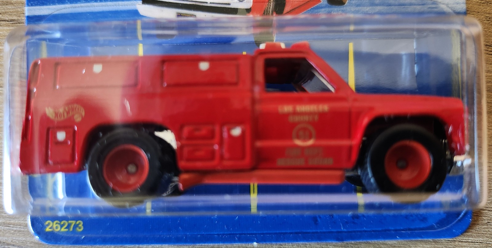 Hot Wheels Emergency LA Fire Dept Special Edition 1999 signed Randolph Mantooth