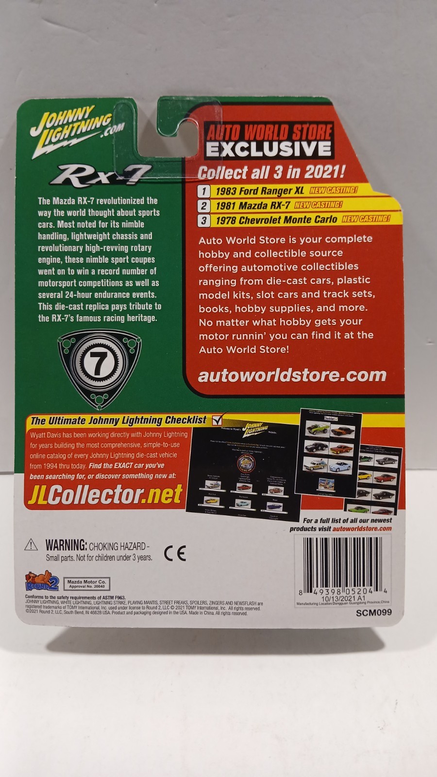 Johnny Lightning 1981 MAZDA RX-7 Auto World Store Exclusive 1:64 Diecast