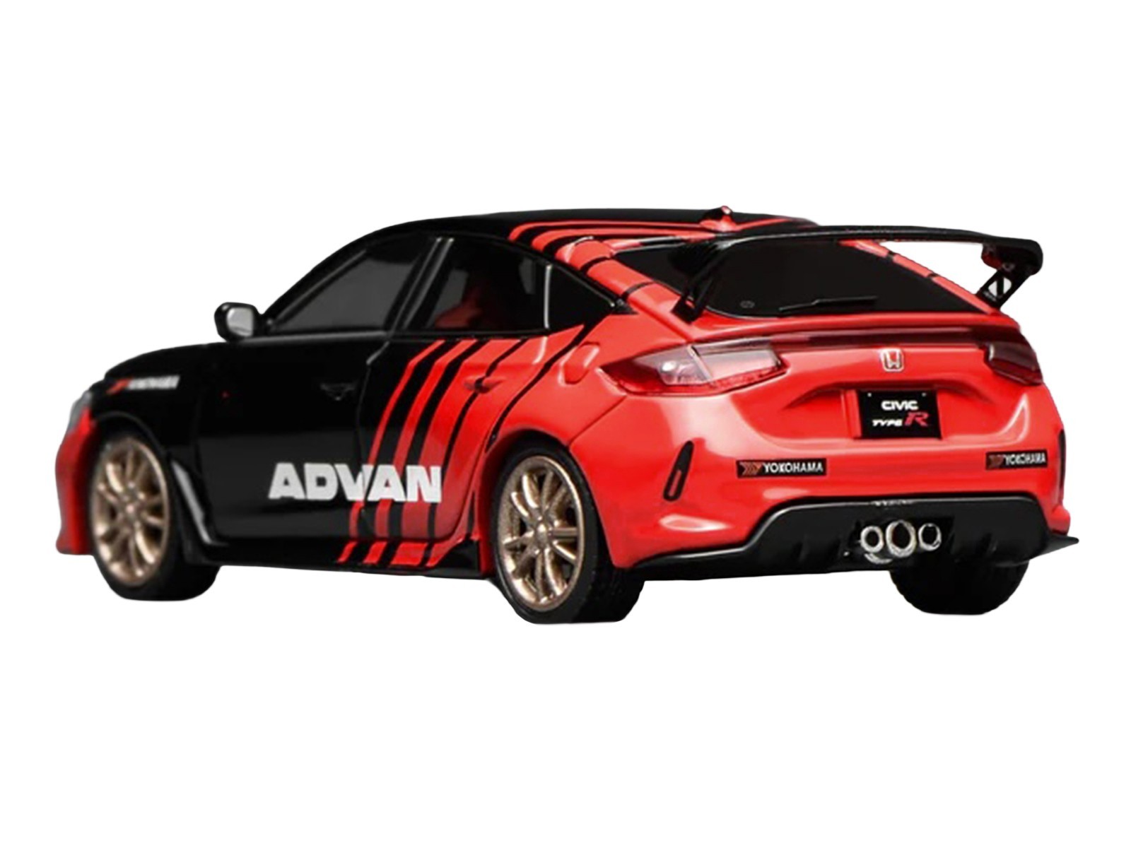 HONDA CIVIC TYPE R (FL5) RHD “ADVAN” 1/64 DIECAST MODEL BY MOTORHELIX M65341