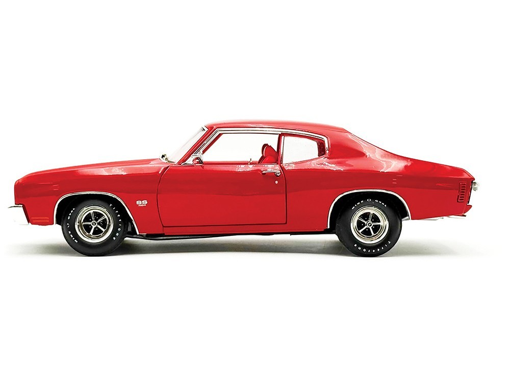1970 CHEVROLET CHEVELLE SS 454 LS6 CRANBERRY RED 1/18 DIECAST BY ACME A1805530