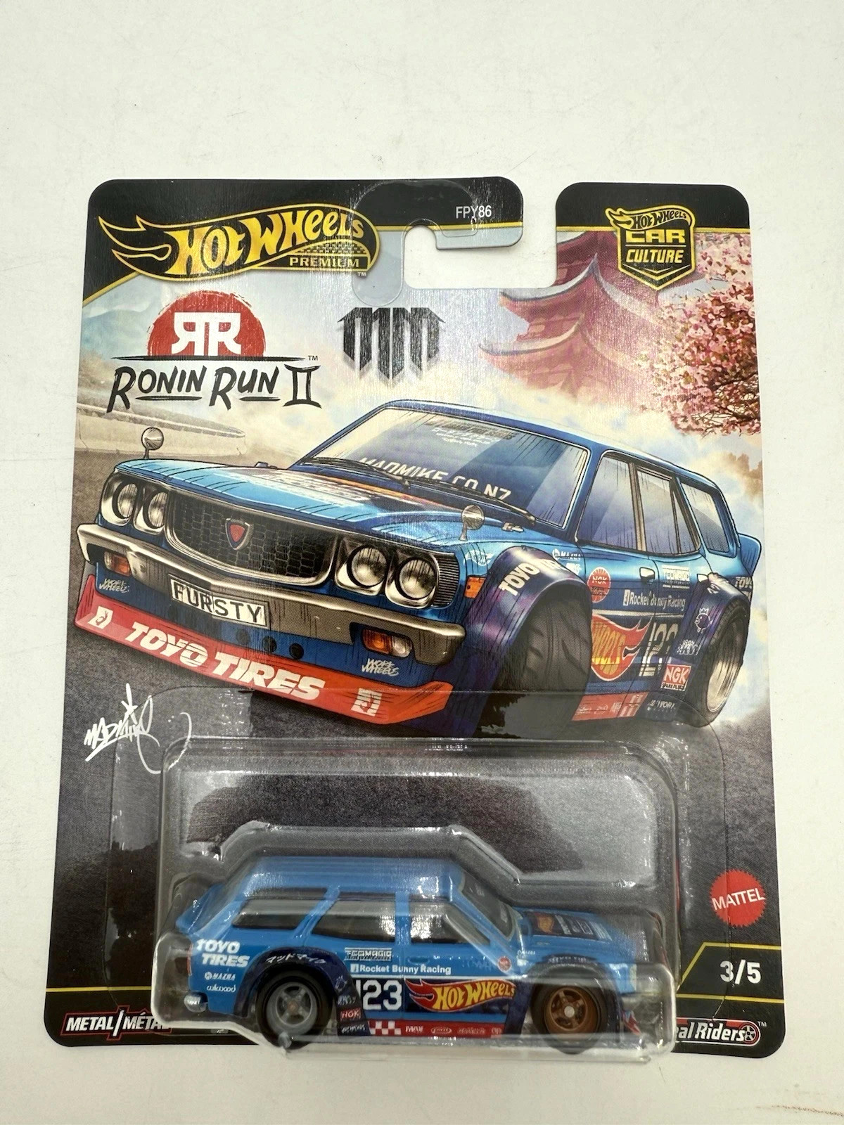 2025 Hot Wheels Car Culture Ronin Run 2 Set of 5 Civic Skyline R32 Evo Supra