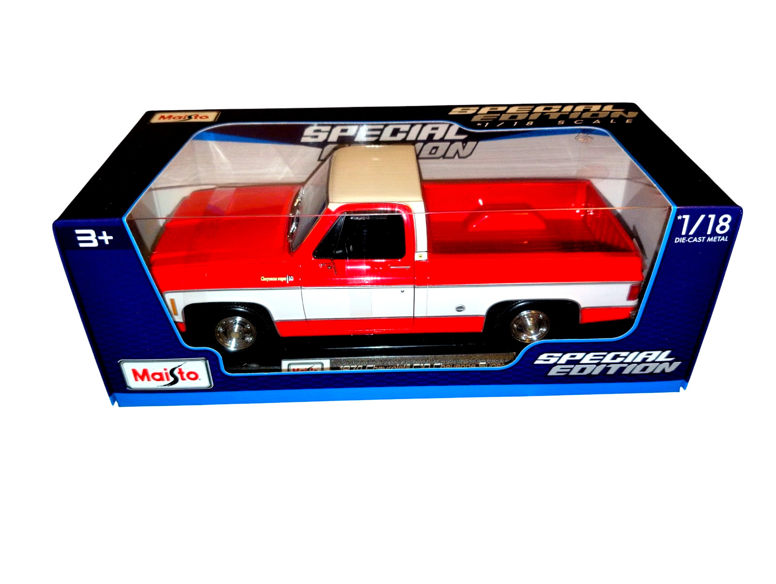 Maisto 1:18 Special Edition 1974 Chevrolet C10 Cheyenne Super Model Pickup Boxed