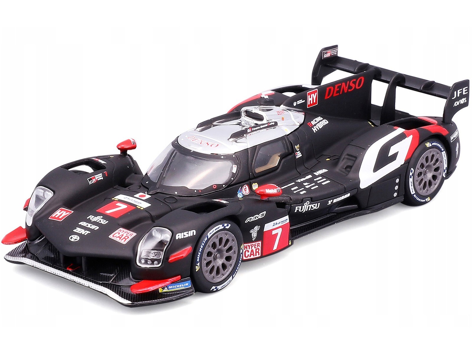 TOYOTA GR010 HYBRID #7 2ND PL “24H LE MANS” (2024) 1/43 DIECAST BY BBURAGO 38322