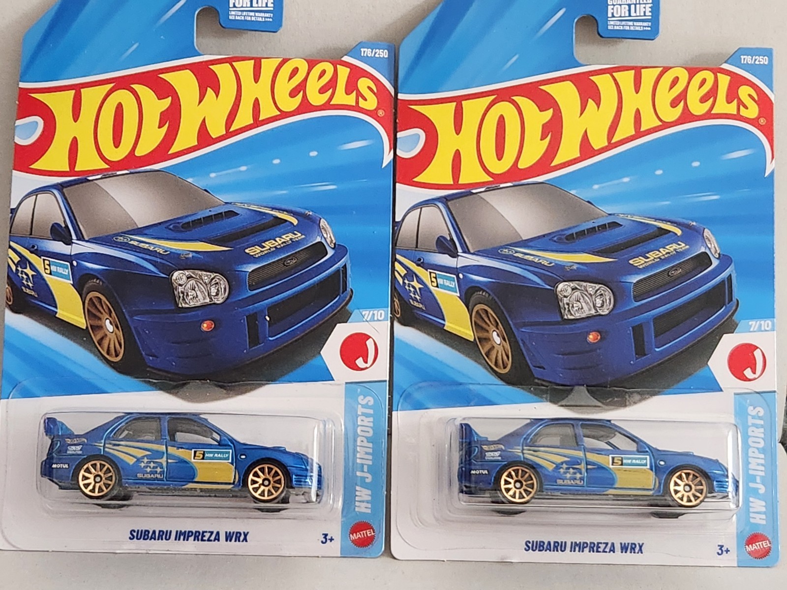 Hot Wheels Subaru Impreza WRX Lot Of 2 HW J-IMPORTS J Case