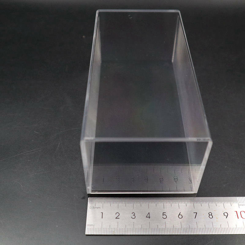 Acrylic Case Display Box Show Transparent Dust Proof with Base 1/43 Model 14cm