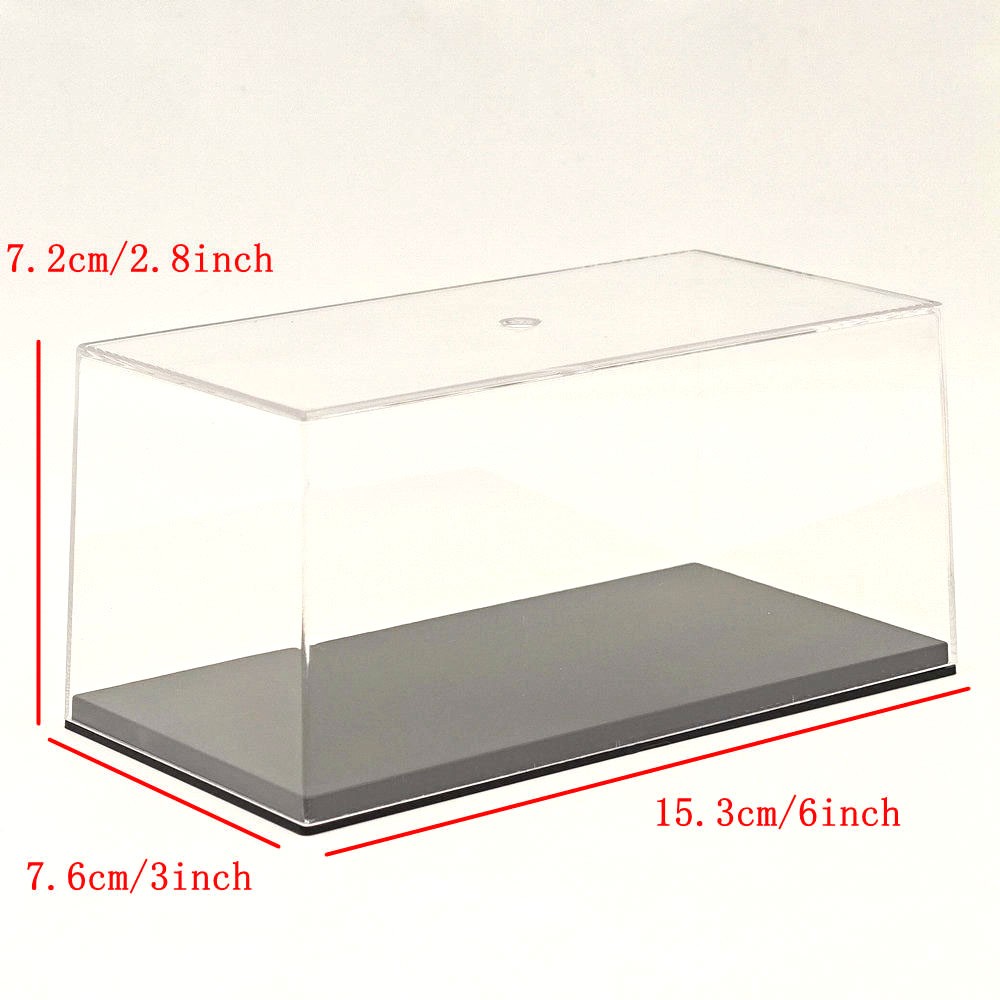 Acrylic Display Case Model Show Dustproof Transparent Storage Box Multiple Size
