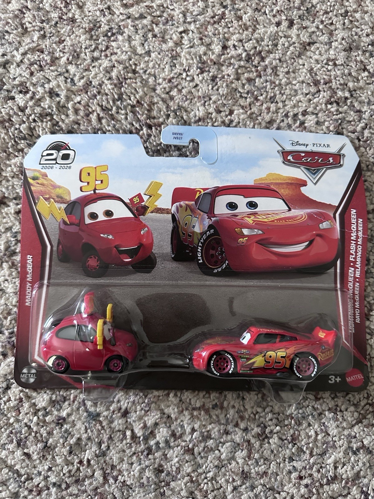 Mattel Disney Pixar Cars Vehicles – Pack Of 2 – Cars Dc Mcq Toy