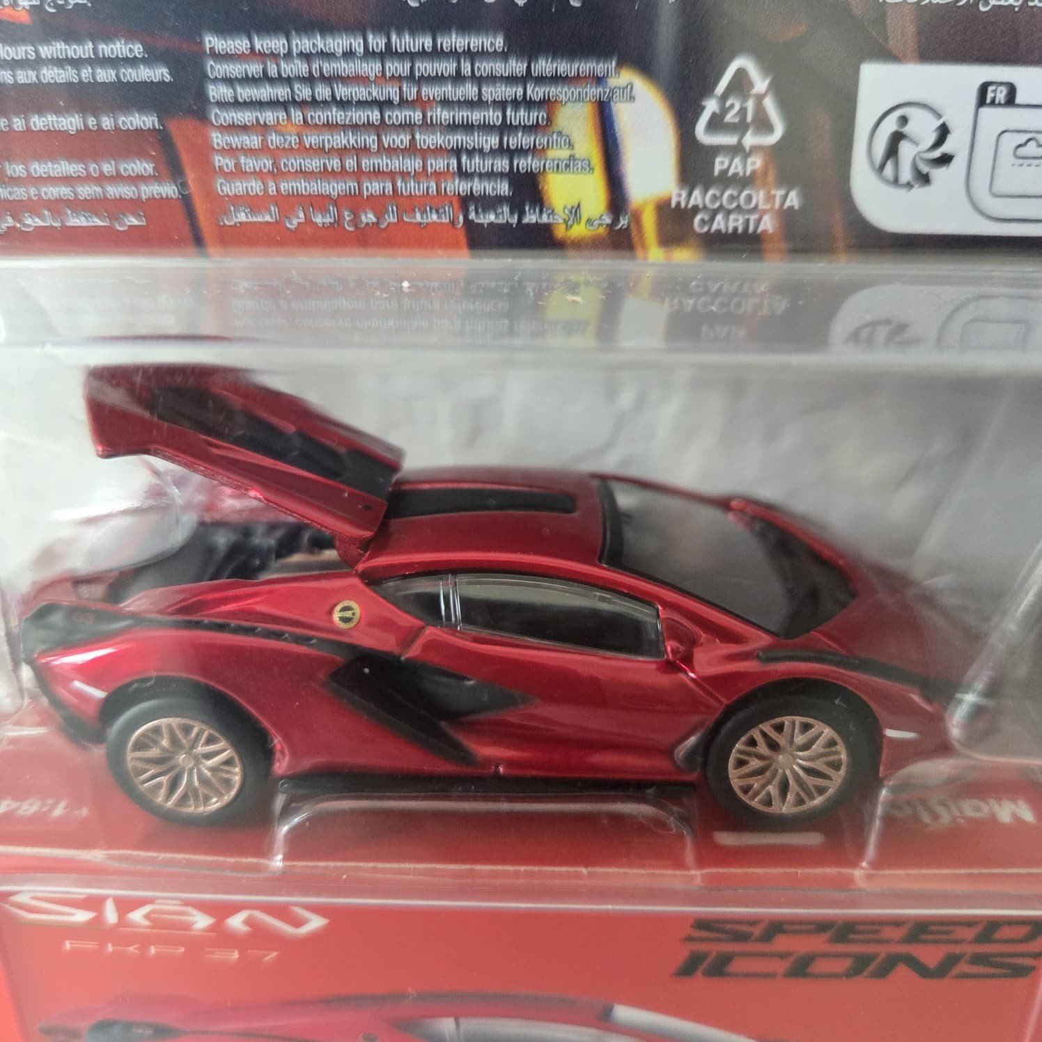 MAISTO SPEED ICONS Lamborghini Huracan and Lamborghini Sian FKP 35 set of 4